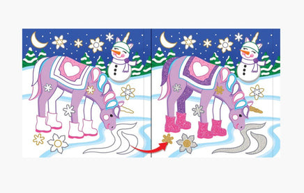 Color By Foil Unicorn Sticker Book - ToyTime