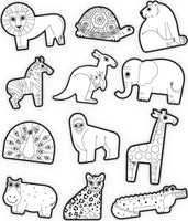 Coloring Stickers/Animal - ToyTime