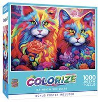 Colorize Rainbow Whiskers 1000pc Puzzle - ToyTime
