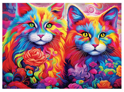 Colorize Rainbow Whiskers 1000pc Puzzle - ToyTime