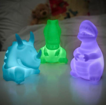 Colour Changing Dinosaur Night Lights - ToyTime