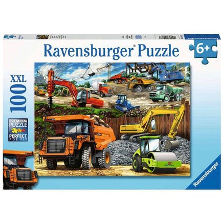 Construction Vehicles 100 pc Puzzle - ToyTime