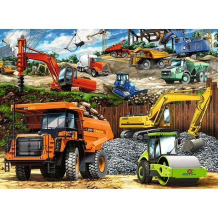 Construction Vehicles 100 pc Puzzle - ToyTime