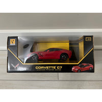 CORVETTE C7 FRICTION Classic Model Car Toy RED 2.4g, 3C Racing Sports Car - ToyTime