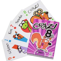 Crazy 8's Children Card Game Multicolored - ToyTime