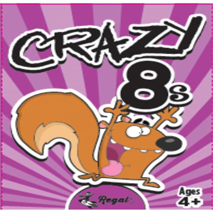 Crazy 8's Children Card Game Multicolored - ToyTime