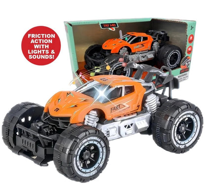 Crazy Truck Cross Country Friction Action Racer - ToyTime