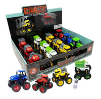 Crazy Truck Friction Powered Stunt Vehicles Assortment - ToyTime