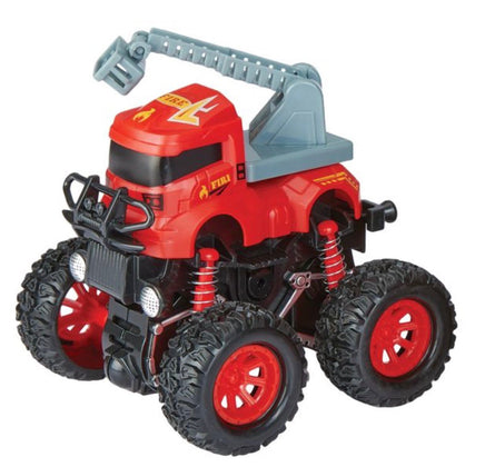 Crazy Truck Friction Powered Stunt Vehicles Assortment - ToyTime