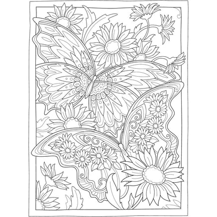 Creative Haven Butterflies Coloring Book - ToyTime