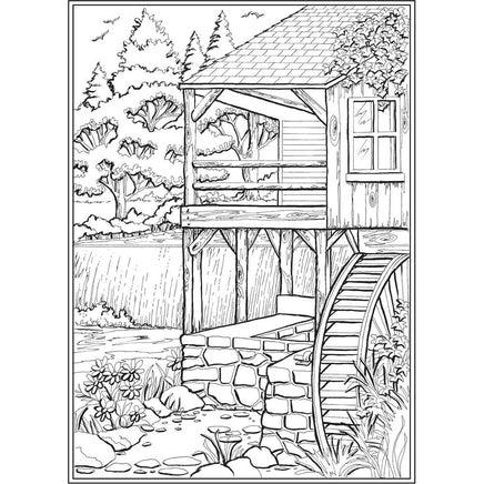 Creative Haven Country Charm Coloring book - ToyTime