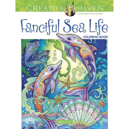 Creative Haven Fanciful Sea Life Coloring Book - ToyTime