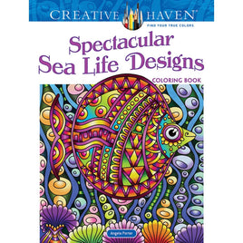 Creative Haven Spectacular Sea Life Designs Coloring Book - ToyTime