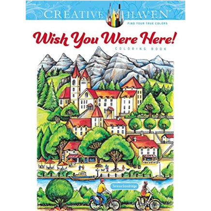 Creative Haven Wish You Were Here! Coloring Book - ToyTime