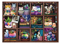 Cubby Cats and Succulents 500pc Puzzle - ToyTime