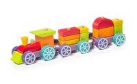 Cubika Wooden Rainbow Train - ToyTime