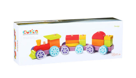 Cubika Wooden Rainbow Train - ToyTime