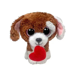 Cuddles Dog with Heart Beanie Boo - ToyTime