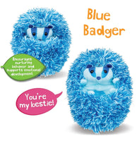 Curlimals Blue Badger - ToyTime
