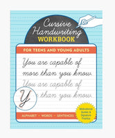 Cursive Handwriting Workbook for Teens and Young Adults - ToyTime