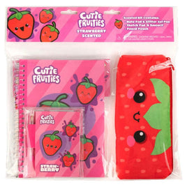 Cutie fruities strawberry Stationery Kits - ToyTime