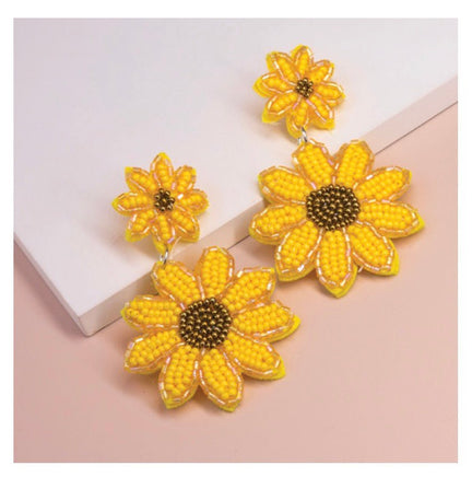 Dangle Earrings Sunflower - ToyTime