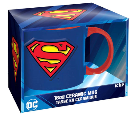 DC Comics Superman Logo Embossed Ceramic Mug - ToyTime