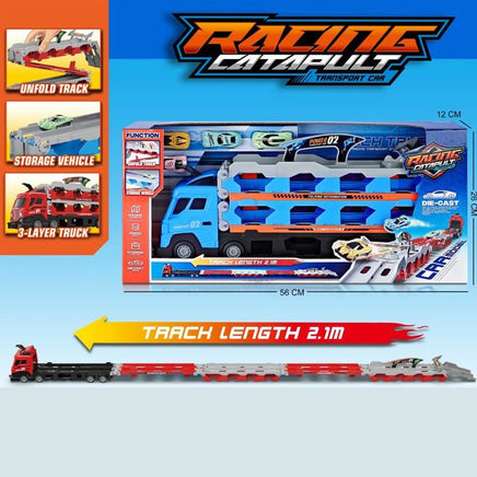 Deformation Racing/Ejection/Transport Trailer Car Set - ToyTime