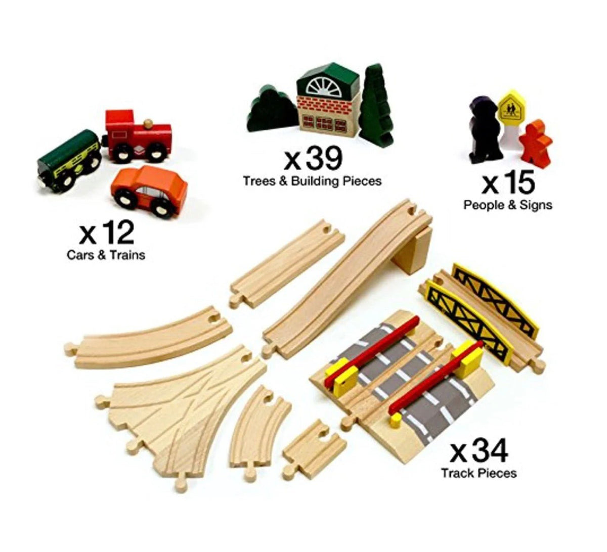 Deluxe 100pc Train Set - ToyTime| ToyTime