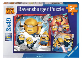 Despicable Me 4 3x49 pc Puzzles - ToyTime