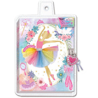 Diary with lock and keys ballerina beauty - ToyTime