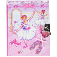 Diary with lock and keys ballerina beauty - ToyTime