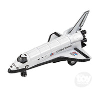 Die Cast Pull Back Space Shuttle 5 inch - ToyTime