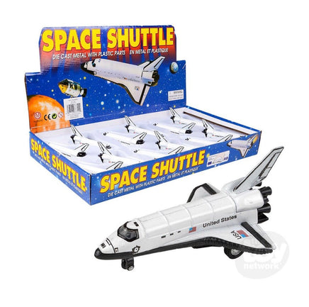 Die Cast Pull Back Space Shuttle 5 inch - ToyTime