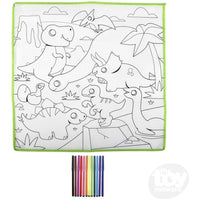 Dinosaur Coloring Mat - ToyTime