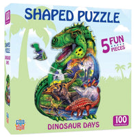 Dinosaur Days 100pc Shaped Puzzle - ToyTime