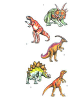 Dinosaur Tattoos Activity Book - ToyTime