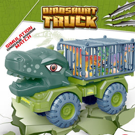 Dinosaur Truck With Cage and Dinosaur - ToyTime