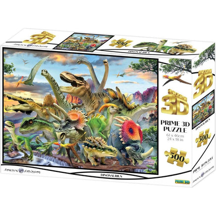 Dinosaurs Howard Robinson 3D Puzzle 500pc - ToyTime