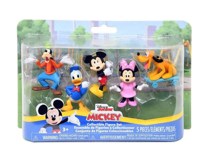 Disney Mickey Mouse Goofy, Donald, Mickey, Minnie & Pluto Mini Figure 5 - Pack - ToyTime