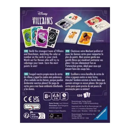 Disney Villains Card Game - ToyTime