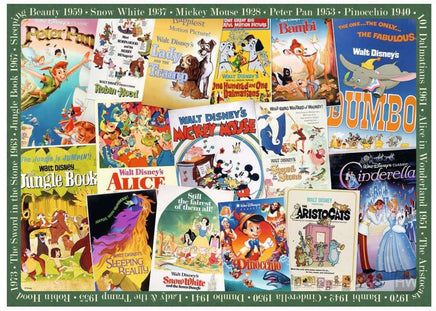 Disney Vintage Movie Posters 1000 pc Puzzle - ToyTime