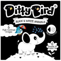 Ditty Bird Black & White Animals - ToyTime