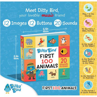 Ditty Bird First 100 Animals - ToyTime