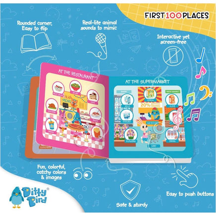 Ditty Bird First 100 Places - ToyTime