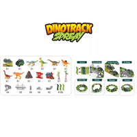 DIY Educational Dinosaur Play Set With Track Set & Car Racing Track Set Toy 183 PCS - ToyTime