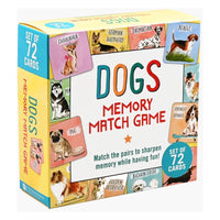 Dogs Memory Match Game (Set of 72 cards) - ToyTime