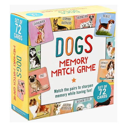 Dogs Memory Match Game (Set of 72 cards) - ToyTime