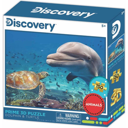 Dolphin & Turtle Discovery 3D Jigsaw Puzzle - ToyTime