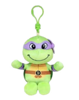 DONATELLO Ninja Turtle Purple Floppy Beanie Clip Keychain - ToyTime